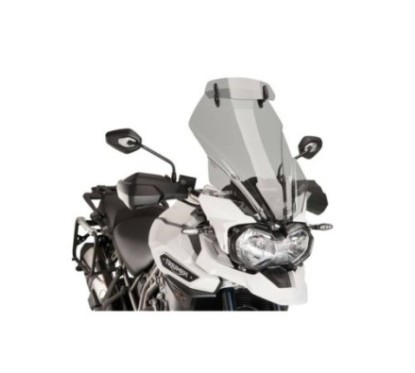 PUIG CUPOLINO TOURING -VISIERA TRIUMPH TIGER EXPLORER-XRT/XCX 16-17 FUME CHIARO