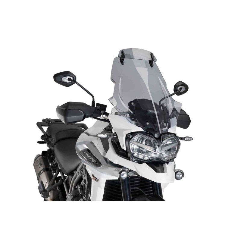 puig windshield touring visor for triumph tiger explorer xrt xcx 18 20 light smoke