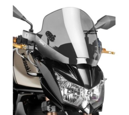 PUIG UNIV. WINDSCHUTZSCHEIBE TREND KAWASAKI Z650 17-19 LEICHTER RAUCH