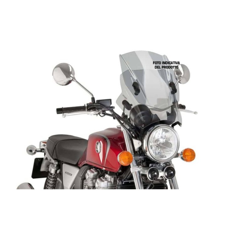 PUIG CUPOLINO UP&DOWN KAWASAKI Z650 17-19 FUME CHIARO