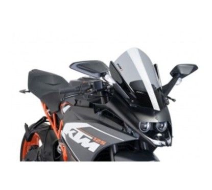 puig cupolino z racing per ktm rc125 14 21 fume chiaro