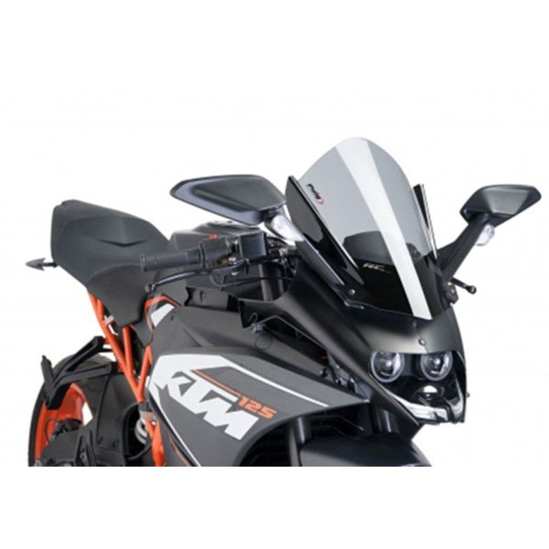 puig cupolino z racing per ktm rc390 14 21 fume chiaro