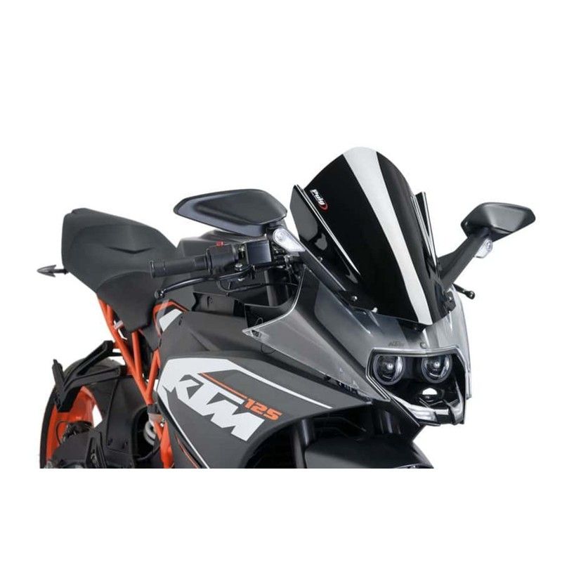 puig z racing windshield for ktm rc390 14 21 black