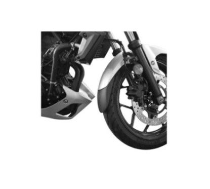 puig estensione parafango anteriore per yamaha mt 03 16 19 nero opaco
