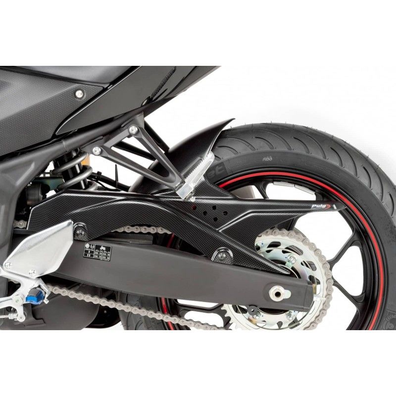 puig rear fender for yamaha yzf r3 15 18 carbon look
