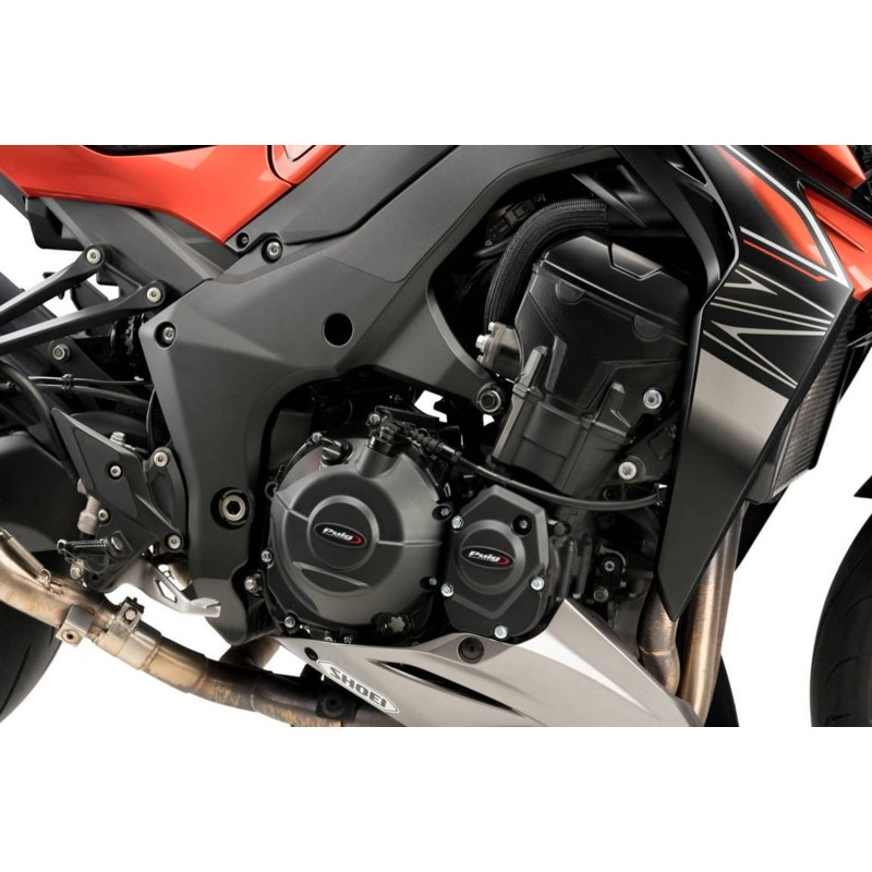 PROTECTION CARTER MOTEUR PUIG KAWASAKI Z1000 14-16 NOIR