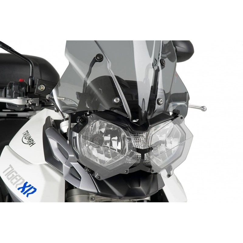 puig headlight guard for triumph tiger xc xcx xca xr xrx xrt 15 17 clear