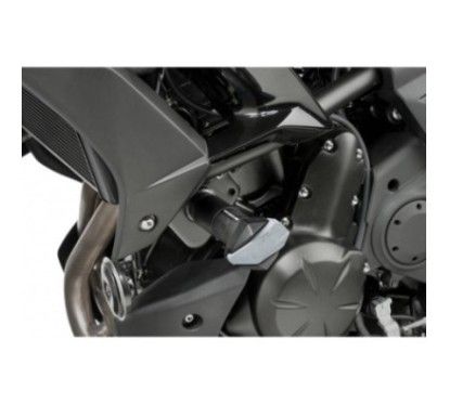 Protections de cadre Puig Mod R19 pour Kawasaki Versys 650 15-21 Noir