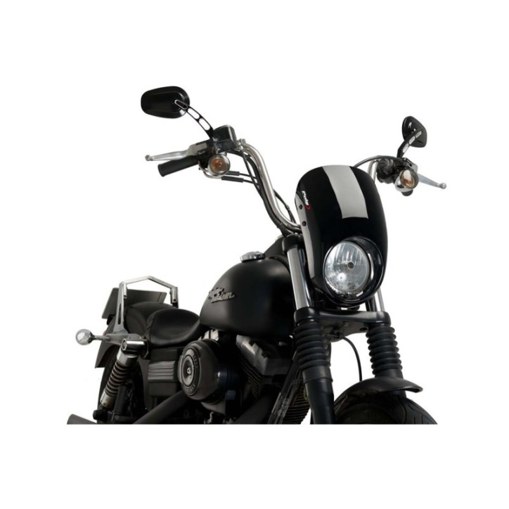 PUIG CUPOLINO SEMICARENATO ANARCHY HARLEY D. DYNA STREET BOB FXDB/I 06-17 NERO