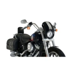 PUIG CUPOLINO SEMICARENATO ANARCHY PER HARLEY DAVIDSON SOFTAIL LOW RIDER FXLR ANNO 18-20 COLORE NERO