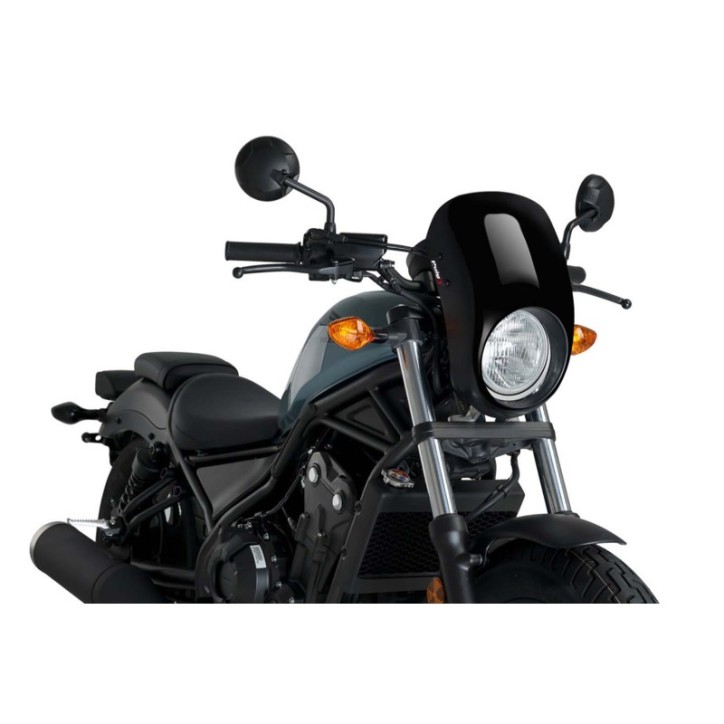 PUIG CUPOLINO SEMICARENATO ANARCHY HONDA CMX500 REBEL 17-19 NERO