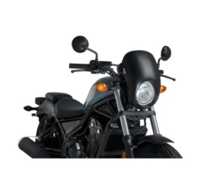 PUIG WINDSHIELD ANARCHY HONDA CMX500 REBEL 17-19 MATT BLACK