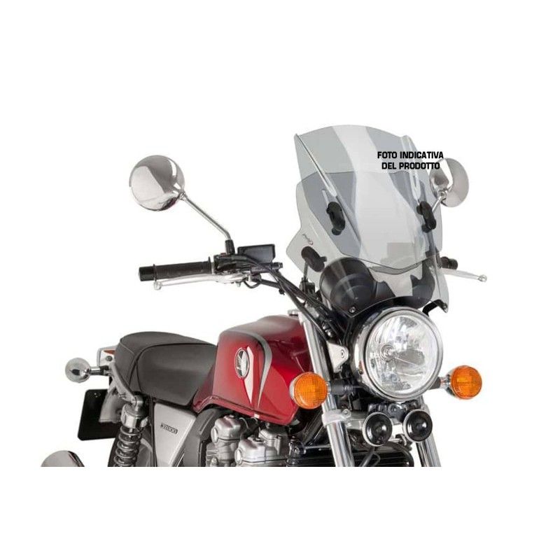 Parabrisas Puig Updown para Kawasaki Z650 2023 ahumado claro