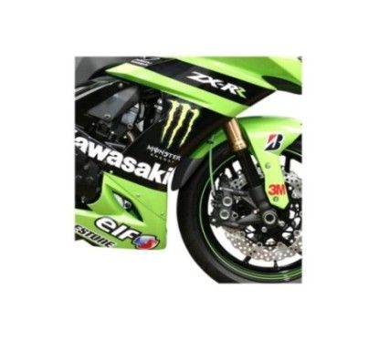 puig estensione parafango anteriore per kawasaki zx 10r 06 07 nero opaco