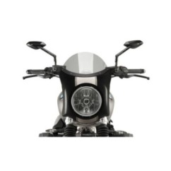 PUIG SEMI-FAIRED SCREEN BMW R NINE T SCRAMBLER 16-20 LIGHT SMOKE-CARBON