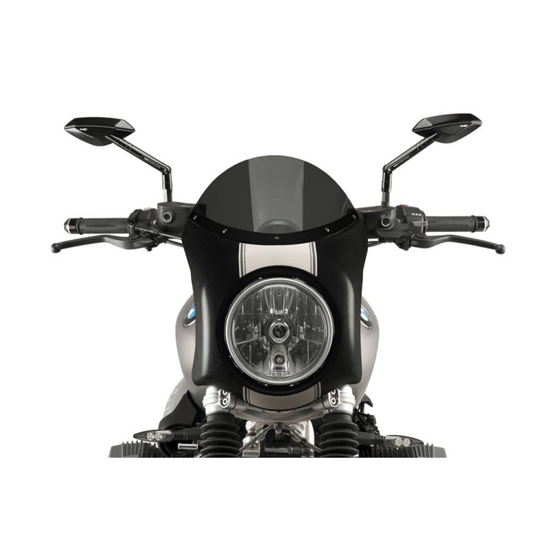 PUIG PARE - BRISE SEMI-CARENE BMW R NINE T SCRAMBLER 16-20 FUMEE FONCE-CARBON