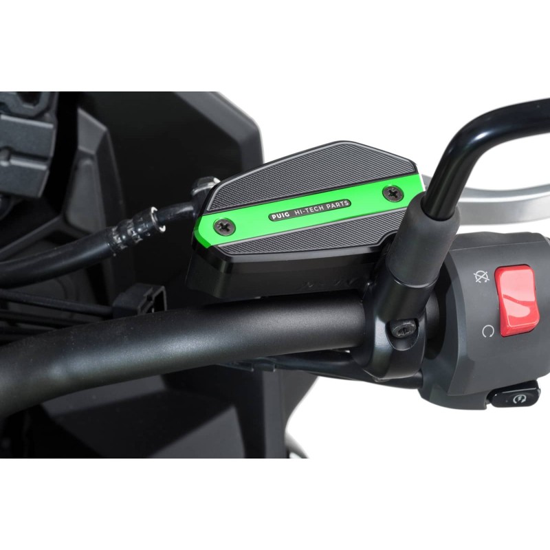 PUIG TAPPO SERBATOIO FLUIDO FRENO KAWASAKI VERSYS 650 15-21 VERDE