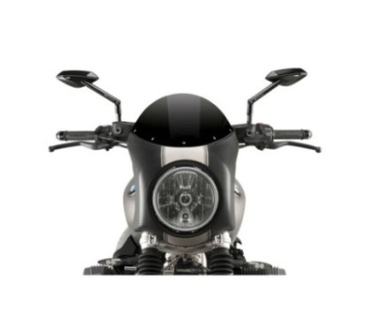 PUIG CUPOLINO SEMICARENATO BMW R NINE T SCRAMBLER 16-20 NERO-NERO