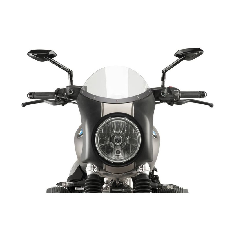 PUIG PARE - BRISE SEMI-CARENE BMW R NINE T SCRAMBLER 16-20 TRANSPARENT-NOIR