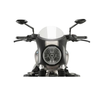 HALBVERKLEIDETER BILDSCHIRM VON PUIG BMW R NINE T SCRAMBLER 16-20 TRANSPARENT-SCHWARZ