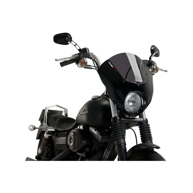 PUIG WINDSCREEN DARK NIGHT HARLEY D. DYNA STREET BOB FXDB/I 06-17 DARK SMOKE