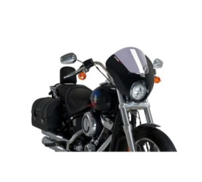 PUIG CUPULA DARK NIGHT HARLEY D. SOFTAIL LOW RIDER FXLR 18-20 AHUMADO