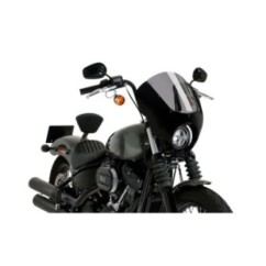 PUIG PARE - BRISE SEMI-CARENE DARK NIGHT HARLEY D. SOFTAIL STREET BOB FXBB 21-23 FUMEE CLAIR