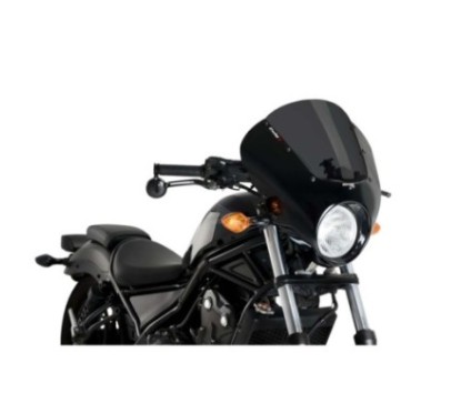 PUIG HALF FAIRING SCREEN DARK NIGHT HONDA CMX500 REBEL 17-19 DARK SMOKE