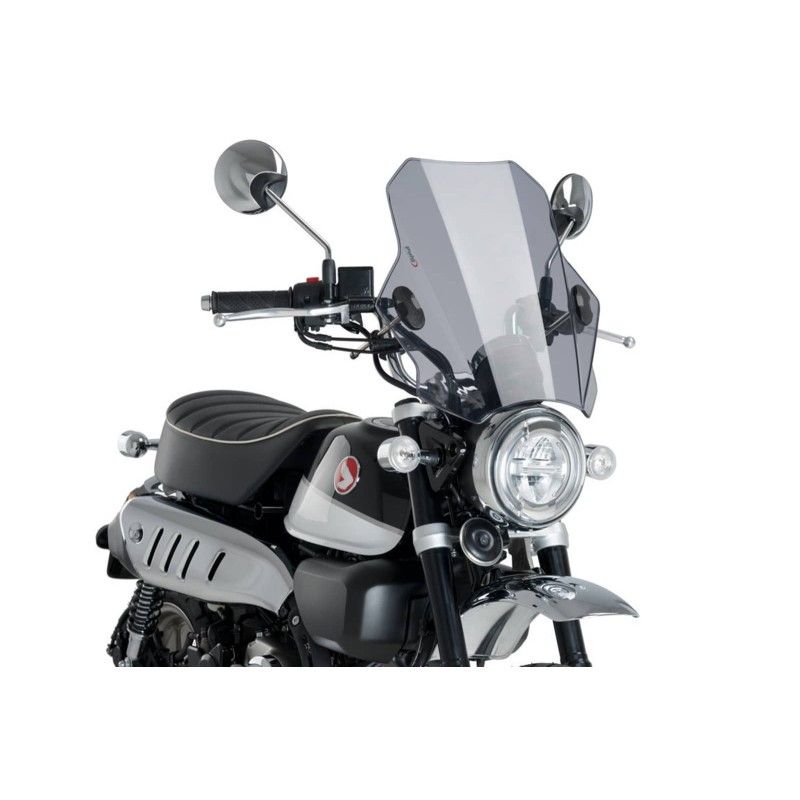 puig univ bat windshield for yamaha mt 07 21 25 light smoke