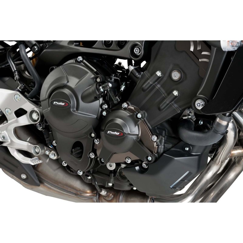 PUIG PROTECCION CARTER MOTOR YAMAHA MT-09 17-20 NEGRO