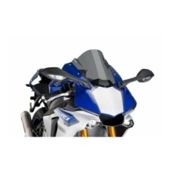 Pare-brise Puig Z Racing pour Yamaha YZF R1 R1M 17/19, fume fonce