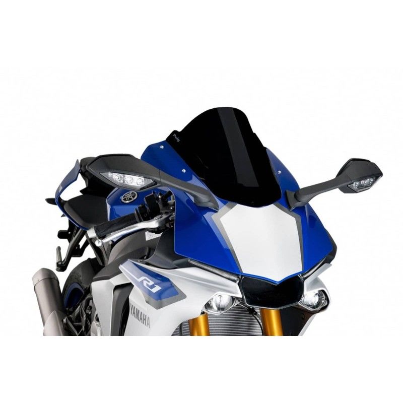 Puig Z Racing Windschutzscheibe fur Yamaha YZF R1 R1M 17 19 schwarz