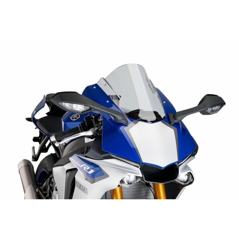 puig z racing windshield for yamaha yzf r1 r1m 17 19 clear
