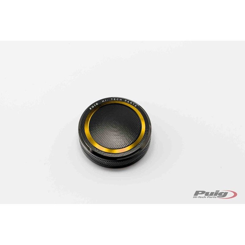 Puig Vorderradbremsflussigkeitsbehalterdeckel fur Yamaha YZF R6 17 20 Gold