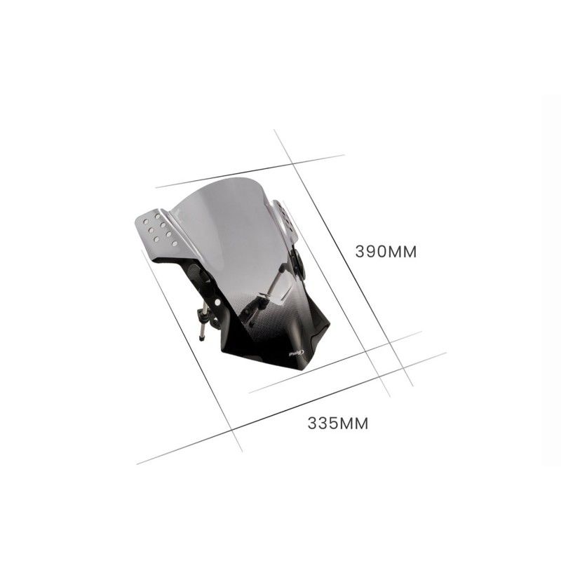puig universal windshield model rafale for yamaha mt 03 20 23
