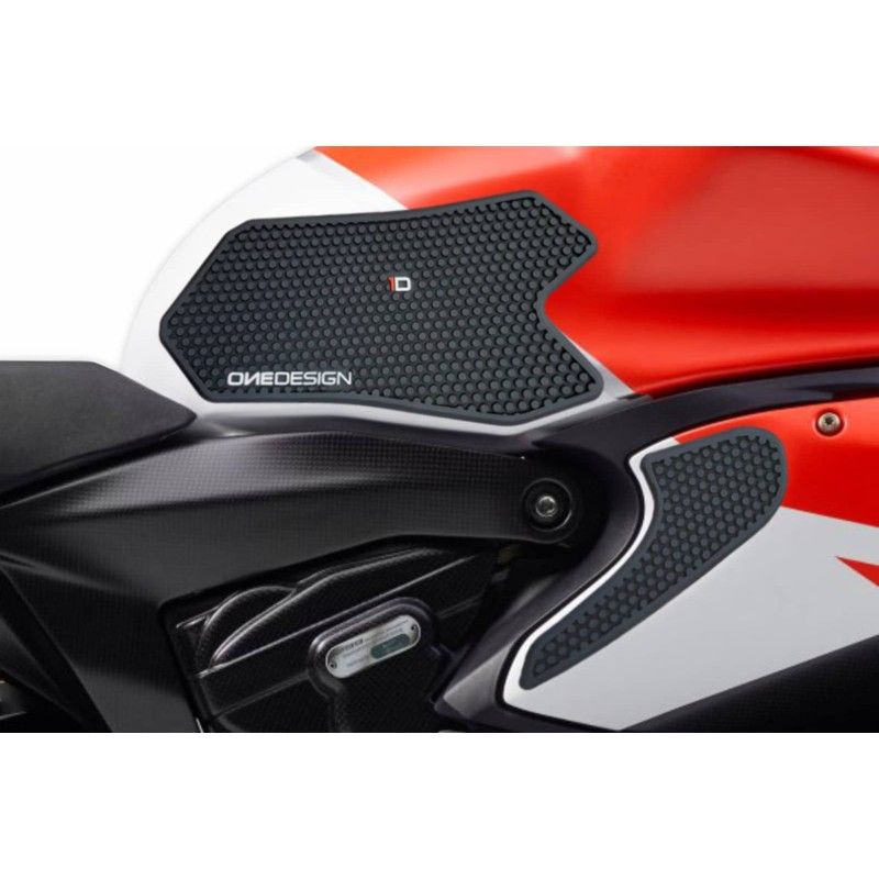 Autocollant lateral de reservoir Puig specifique pour Ducati 1299 Panigale S 15-17 noir