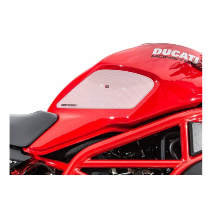 PUIG SPECIFIC TANK SIDE STICKER DUCATI MONSTER 1200 R 16-20 CLEAR