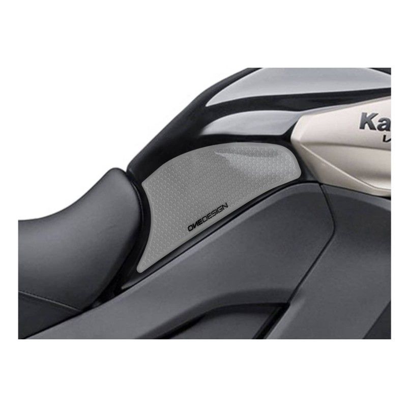 Adhesivo lateral de deposito especifico Puig para Kawasaki Versys 1000 15 18 transparente