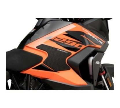 puig spezifischer Seitentankaufkleber fur KTM 1290 RS Super Adventure 21 24 schwarz