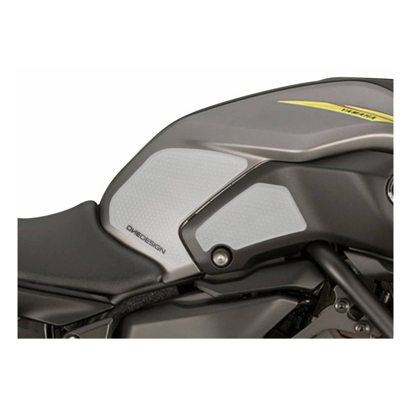 puig specific side tank sticker for yamaha mt 07 18 20 transparent