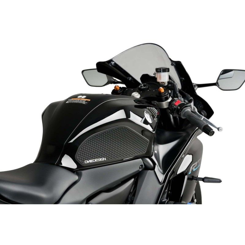 puig specific side tank sticker for yamaha yzf r7 22 24 black