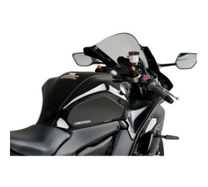 puig specific side tank sticker for yamaha yzf r7 22 24 black
