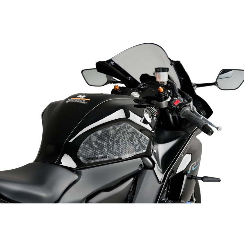 puig adesivo serbatoio specifico laterale per yamaha yzf r7 22 24 trasparente