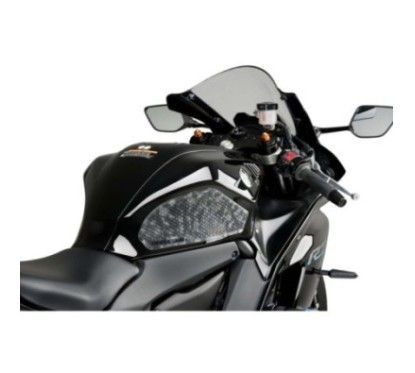 Puig spezifischer Seitentankaufkleber fur Yamaha YZF R7 22 24 transparent