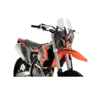 PUIG CUPOLINO SEMICARENATO RALLY KTM 150 EXC TPI 20-23 TRASPARENTE