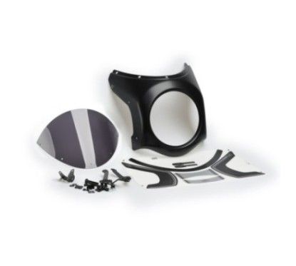 puig semi-windshield for triumph street twin 16 22 dark smoke black