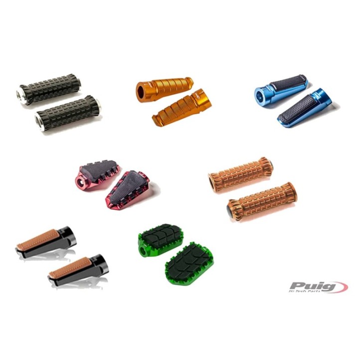 REPOSE-PIED PUIG YAMAHA FZ1 1000 FAZER 2006-2015 (ATTENTION: LE REPOSE-PIED NE COMPREND PAS L'ADAPTATEUR)