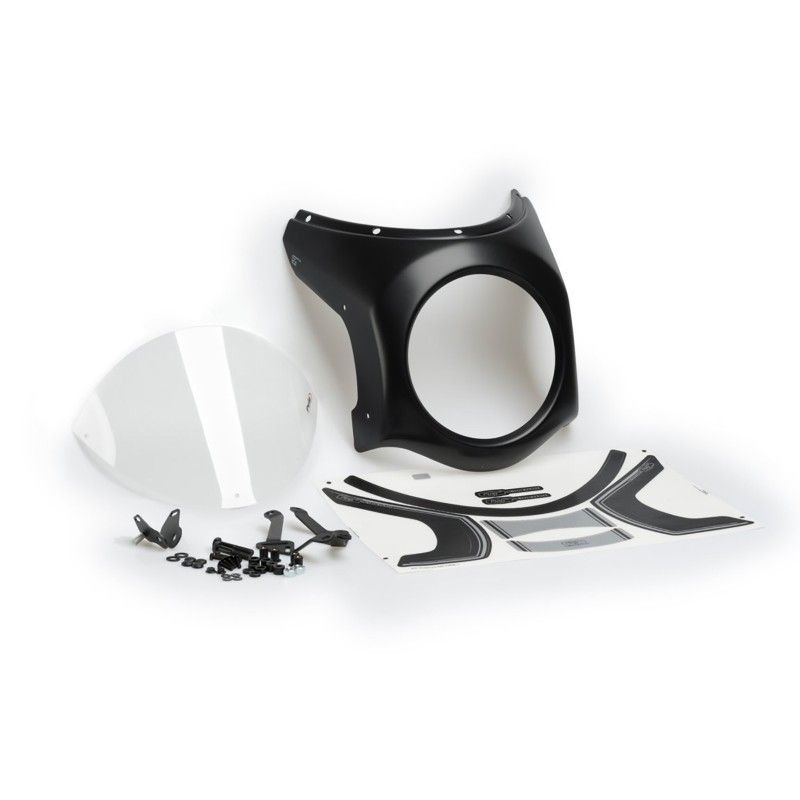 puig semi-windshield for triumph street twin 16 22 transparent black