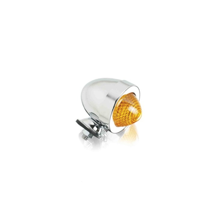 PUIG LED TURN SIGNALS MODEL BALA ORANGE - Orange lenses and black base - Approved according to European standards - Dimensions: