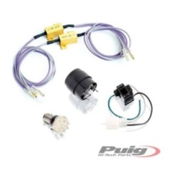 PUIG RESISTORS FOR LED TURN SIGNALS - Product made for motorcycles that mount indicators with the original 25 Watt lamp, resista
